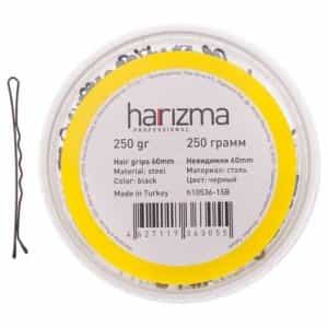 Невидимки Harizma 60 мм волна 250 гр черные h10536-15B