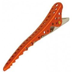 Зажимы для волос Y.S.Park Shark Сlip Orange Met 2 штуки оранжевые YS-Shark clip orange met