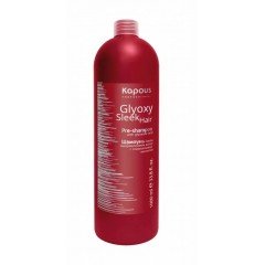 Шампунь перед выпрямлением с глиоксиловой кислотой Kapous Professional Glyoxy Sleek Hair 1 л 1479K