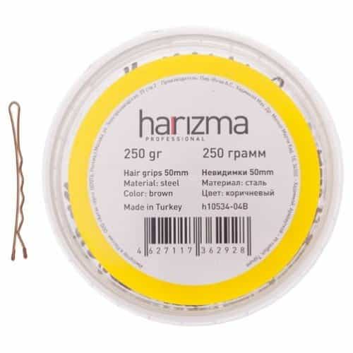 Невидимки Harizma 50 мм волна 250 гр коричневые h10534-04B