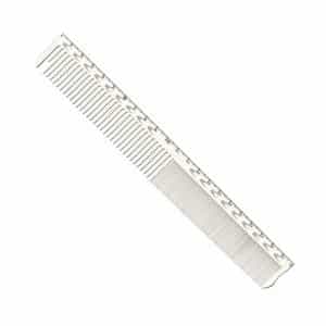 Расческа для стрижки Y.S.Park Cutting Guide Comb G45 с линейкой белая