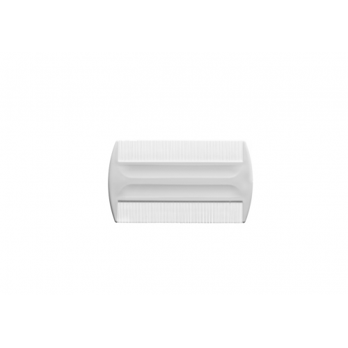 Расчёска-гребень Eurostil из пластмассы белого цвета с частыми зубцами 00443