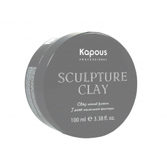 Глина для укладки волос нормальной фиксации Kapous Professional Sculpture Clay 100 мл 1251K