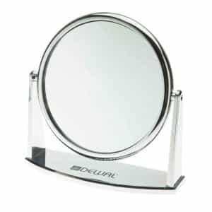 Зеркало настольное Dewal, серебристое, 18x18,5 см MR-425