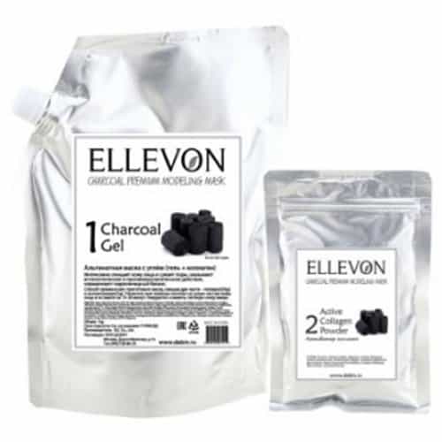 Маска Ellevon Charcoal Premium Modeling Mask (1000 мл + 100 мл)
