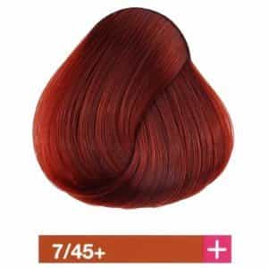 Крем-краска LAKME COLLAGE 7/45+, средний блондин интенсивный медно-махагоновый 27459