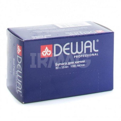 Бумага для химии Dewal 80x55 мм 1000 шт 01-8055