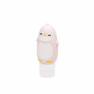 Дорожная баночка для путешествий Dewal Beauty Пингвин, розовая, 90 мл DFZ-12
