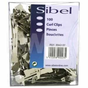 Зажимы Sibel металлические маленькие 100 шт. 9340137