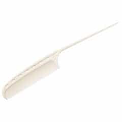 Расческа Y.S.Park супер короткая, с пластиковым хвостиком, мелкие зубцы, белая YS-113 white
