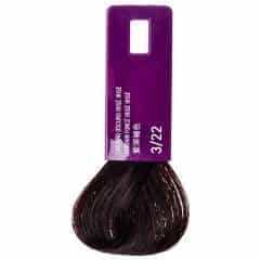 Крем-краска для волос тонирующая LAKME GLOSS 3/22, темно-каштановый фиолетовый яркий 33221