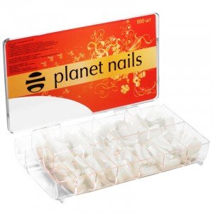 Типсы Planet Nails, 500 шт в упаковке, №1-10 17001