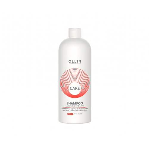 Шампунь для сохранения цвета и блеска окрашенных волос OLLIN Professional Care 1000 мл 395034