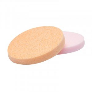 Спонж косметический Planet Nails, круглый, цветной, 2 шт в упаковке 10606