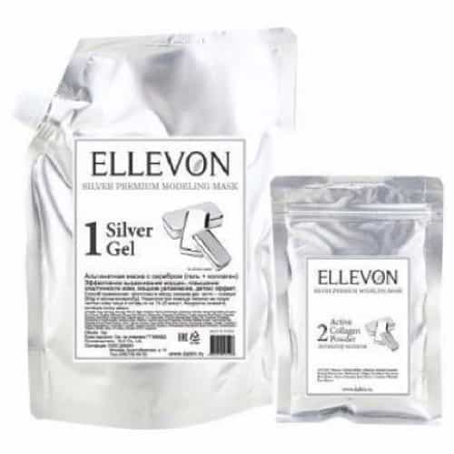 Маска Ellevon Silver Premium Modeling Mask (1000 мл + 100 мл)