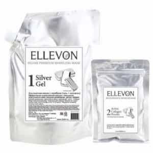 Альгинатная маска с серебром Ellevon гель + коллаген (1000 мл+100 мл)