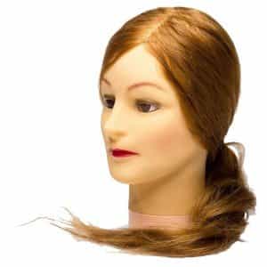 Голова учебная Dewal Блондинка, натуральные волосы 50-60 см M-4151XL-407