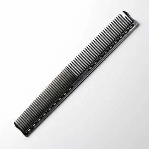 Расческа для стрижки Y.S.Park Cutting Guide Comb G45 с линейкой карбон