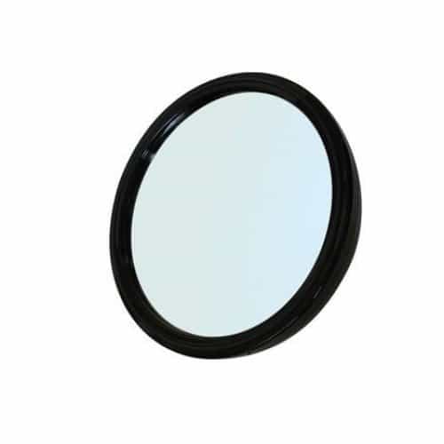 Зеркало заднего вида Dewal, пластик, черное, с ручкой 23 см MR-9M45