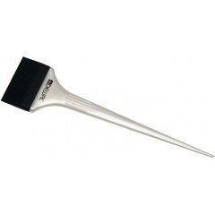 Кисть-лопатка Dewal для окрашивания, силиконовая, черная с белой ручкой, широкая 54 мм JPP144