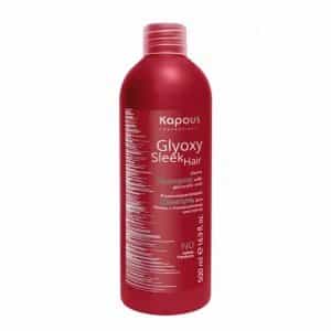 Шампунь разглаживающий с глиоксиловой кислотой Kapous Professional Glyoxy Sleek Hair 500 мл 1714K