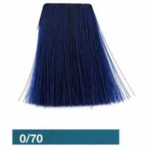 Корректирующая крем-краска для волос Lakme Collagemix 0/70, синий микстон 20701